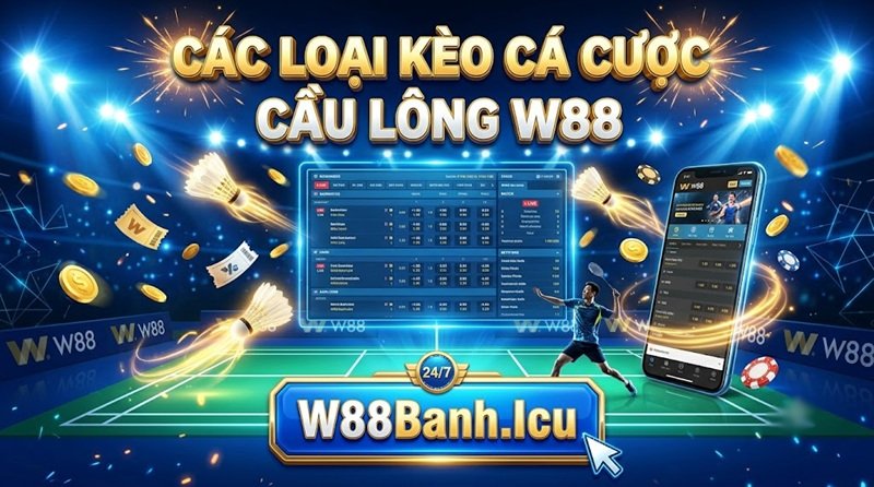Bảng tổng hợp các loại kèo cá cược cầu lông fun88 đa dạng tại sảnh thể thao fun88banh