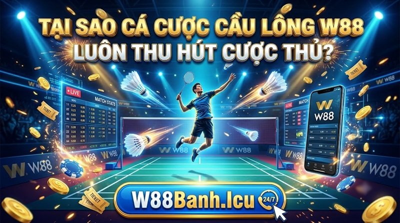 Lý do hình thức cá cược cầu lông fun88 luôn thu hút đông đảo cược thủ tại fun88banh